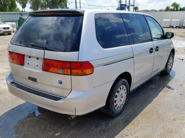 5FNRL18564B111583 - 2004 HONDA ODYSSEY LX SILVER photo 4