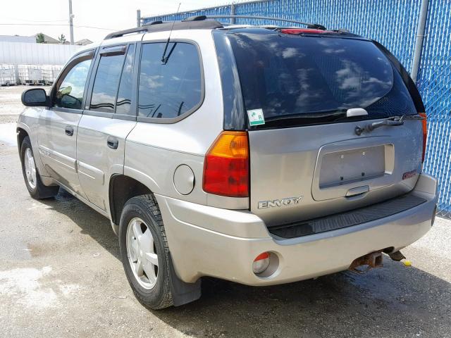 1GKDT13S922179811 - 2002 GMC ENVOY GRAY photo 3