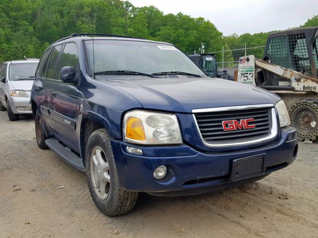 1GKDT13S442181405 - 2004 GMC ENVOY BLUE photo 1