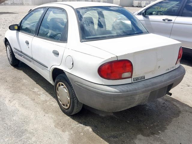 2C1MR529XS6739724 - 1995 GEO METRO BASE WHITE photo 3