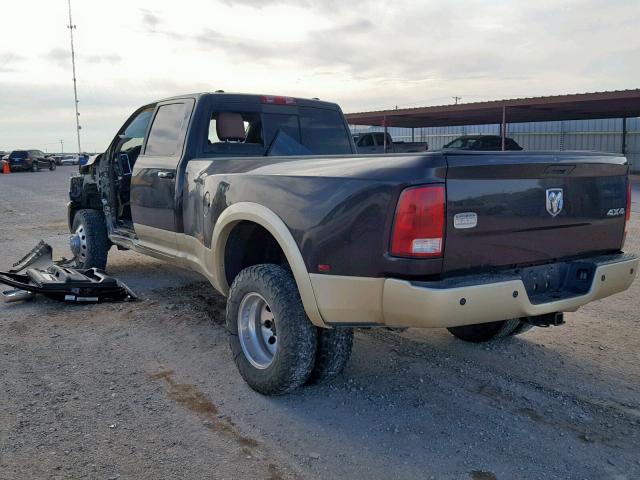 3D73Y4CL1BG588319 - 2011 DODGE RAM 3500 BLACK photo 3