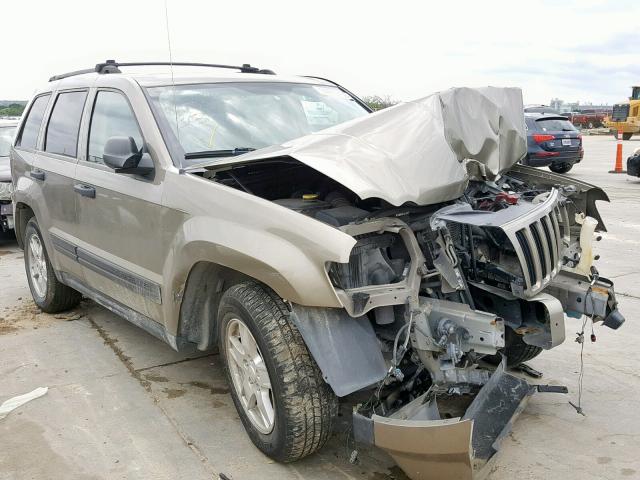 1J4GS48K45C615298 - 2005 JEEP GRAND CHER TAN photo 1