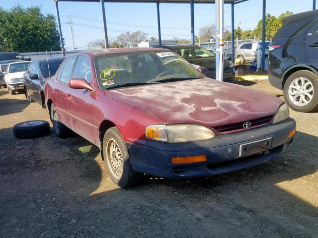 4T1BG12KXTU788917 - 1996 TOYOTA CAMRY DX BURGUNDY photo 1