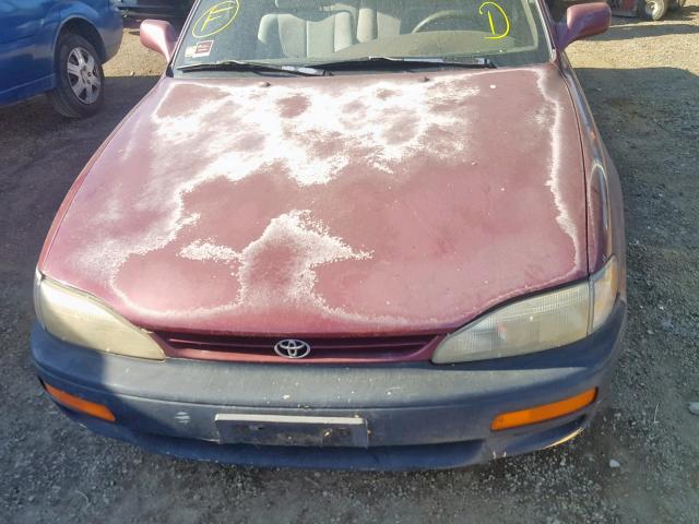 4T1BG12KXTU788917 - 1996 TOYOTA CAMRY DX BURGUNDY photo 9