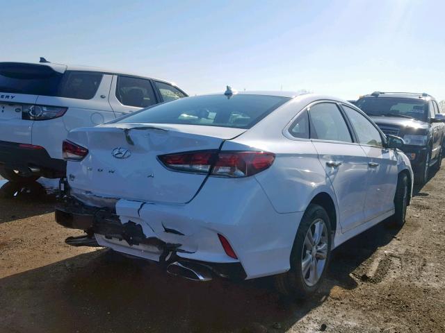 5NPE34AF7JH657275 - 2018 HYUNDAI SONATA SPO WHITE photo 4