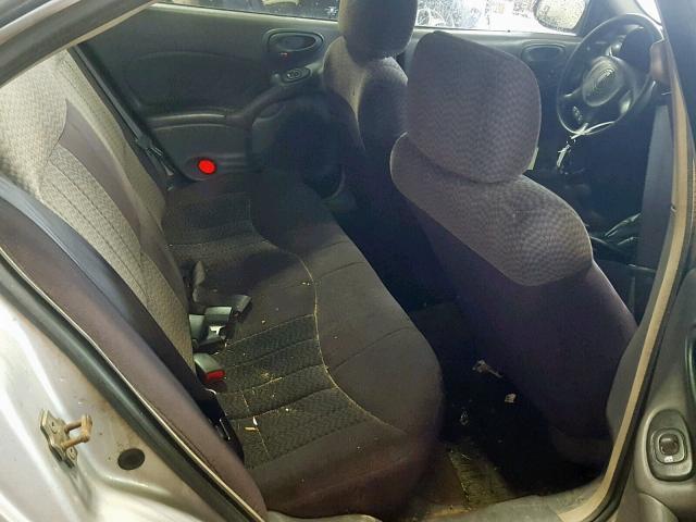 1G2NE52E05M239128 - 2005 PONTIAC GRAND AM S SILVER photo 6