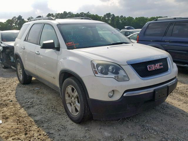 1GKLRLED0AJ178300 - 2010 GMC ACADIA SLE WHITE photo 1