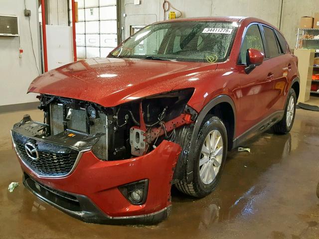 JM3KE4CE5D0116820 - 2013 MAZDA CX-5 TOURI RED photo 2