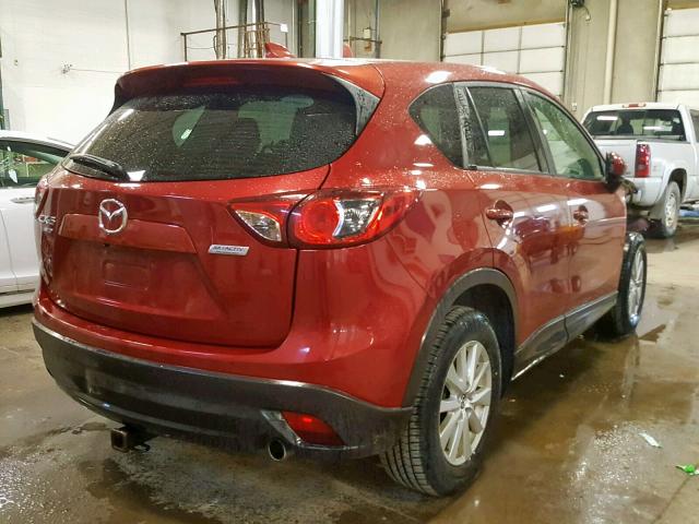 JM3KE4CE5D0116820 - 2013 MAZDA CX-5 TOURI RED photo 4