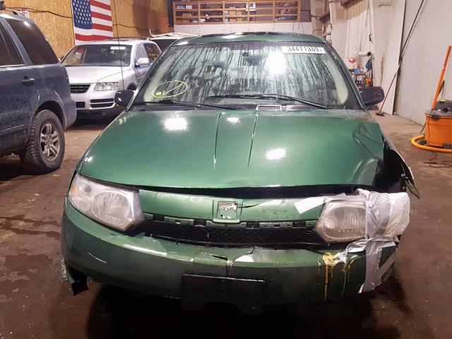1G8AL52F64Z210396 - 2004 SATURN ION LEVEL GREEN photo 9