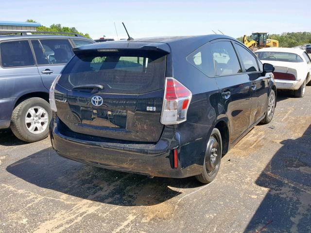 JTDZN3EU6HJ066791 - 2017 TOYOTA PRIUS V BLACK photo 4