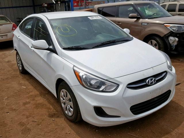 KMHCT4AEXGU059982 - 2016 HYUNDAI ACCENT SE WHITE photo 1