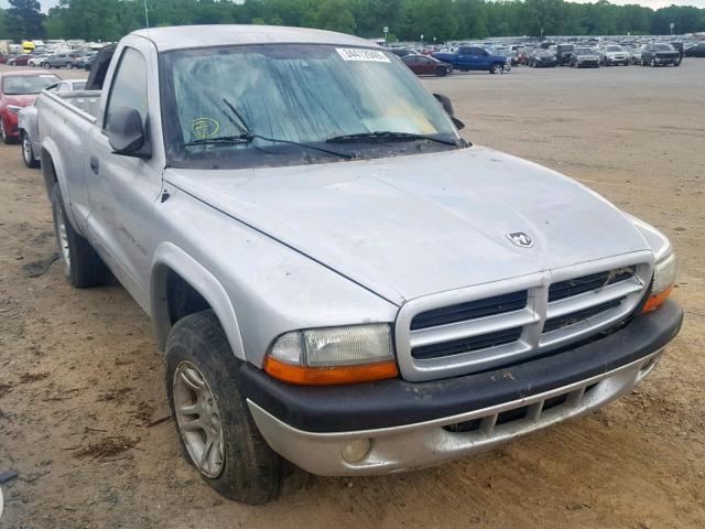 1B7GG36N72S615103 - 2002 DODGE DAKOTA SPO SILVER photo 1