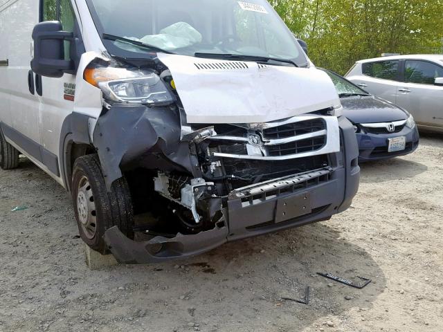 3C6TRVDG1HE545495 - 2017 RAM PROMASTER GRAY photo 9