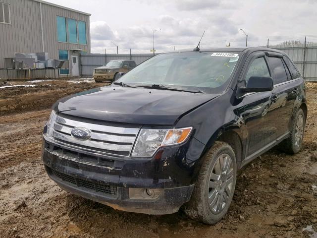 2FMDK49C38BA25738 - 2008 FORD EDGE LIMIT BLACK photo 2