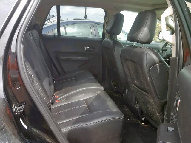 2FMDK49C38BA25738 - 2008 FORD EDGE LIMIT BLACK photo 6