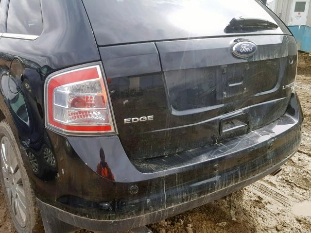 2FMDK49C38BA25738 - 2008 FORD EDGE LIMIT BLACK photo 9