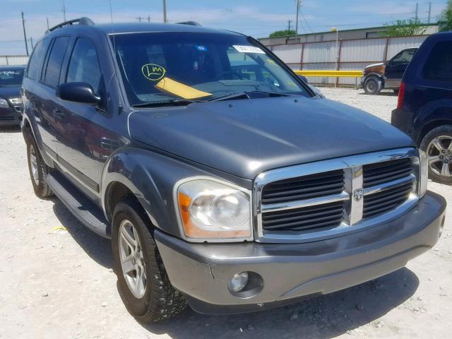 1D4HB48N06F180867 - 2006 DODGE DURANGO SL GRAY photo 1