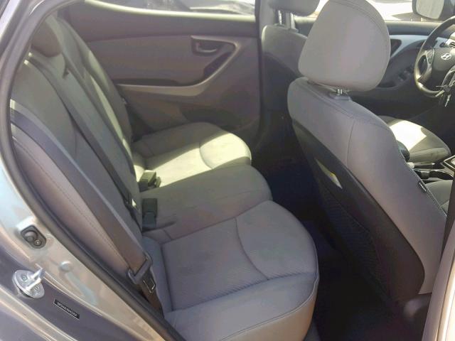 5NPDH4AE4DH422454 - 2013 HYUNDAI ELANTRA GL GRAY photo 6