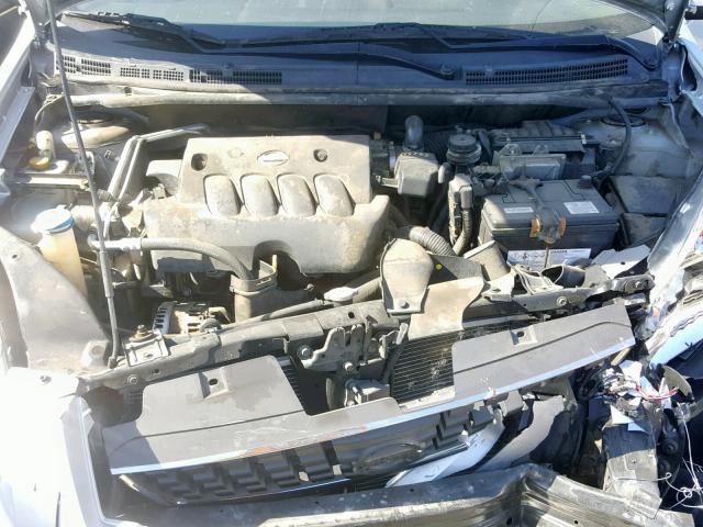 3N1AB61EX8L692524 - 2008 NISSAN SENTRA 2.0 SILVER photo 7