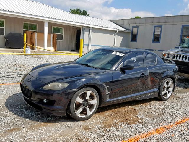 JM1FE17NX40100986 - 2004 MAZDA RX8 BLACK photo 2