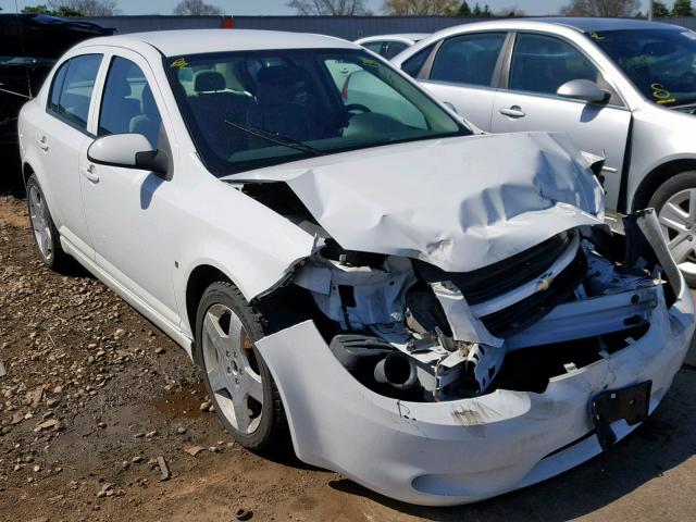 1G1AT58H697104296 - 2009 CHEVROLET COBALT LT WHITE photo 1