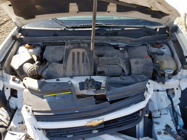 1G1AT58H697104296 - 2009 CHEVROLET COBALT LT WHITE photo 7