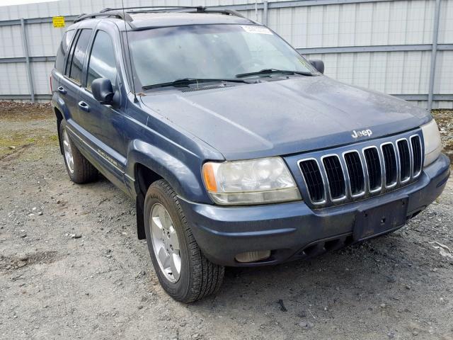 1J4GW58N01C615362 - 2001 JEEP GRAND CHER BLUE photo 1