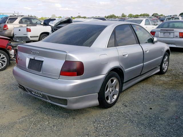 WAUAH68D01A079606 - 2001 AUDI A4 2.8 GRAY photo 4