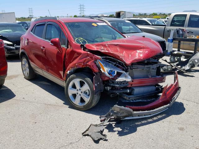 KL4CJASBXGB573012 - 2016 BUICK ENCORE RED photo 1