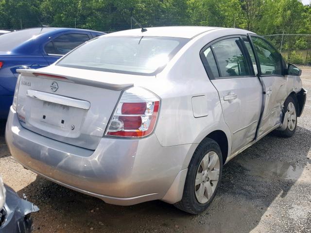 3N1AB6AP8CL762578 - 2012 NISSAN SENTRA 2.0 SILVER photo 4