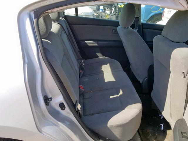 3N1AB6AP8CL762578 - 2012 NISSAN SENTRA 2.0 SILVER photo 6