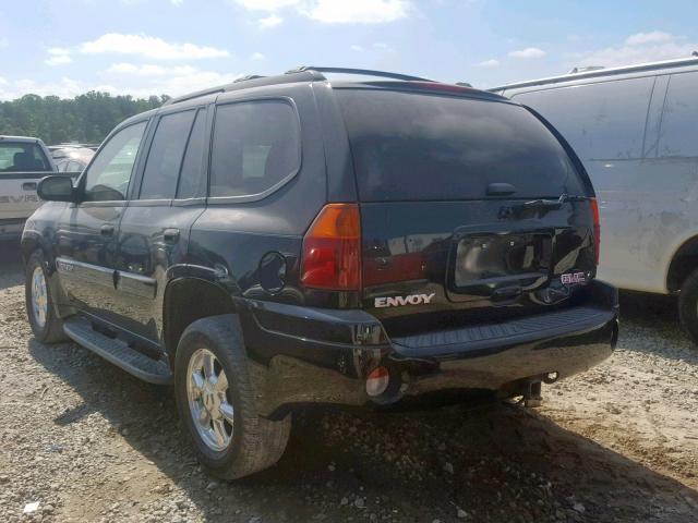 1GKDT13S152375438 - 2005 GMC ENVOY BLACK photo 3