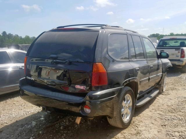 1GKDT13S152375438 - 2005 GMC ENVOY BLACK photo 4