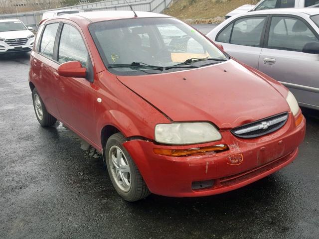 KL1TD66616B560985 - 2006 CHEVROLET AVEO BASE Qırmızı foto 1