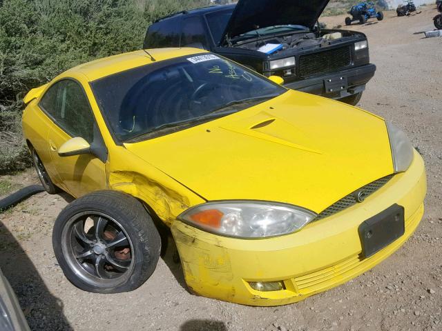 1ZWHT61LX15615996 - 2001 MERCURY COUGAR V6 YELLOW photo 1