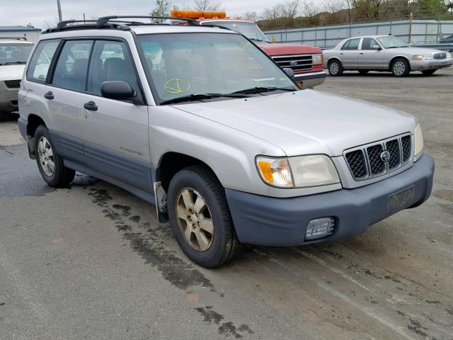 JF1SF63501H734681 - 2001 SUBARU FORESTER L SILVER photo 1