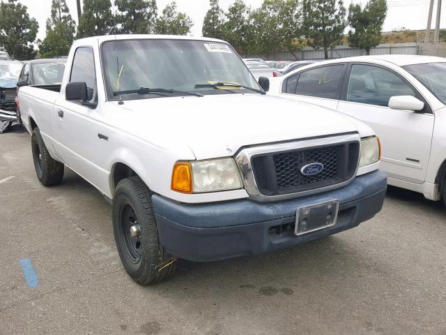 1FTYR10U75PA67999 - 2005 FORD RANGER WHITE photo 1