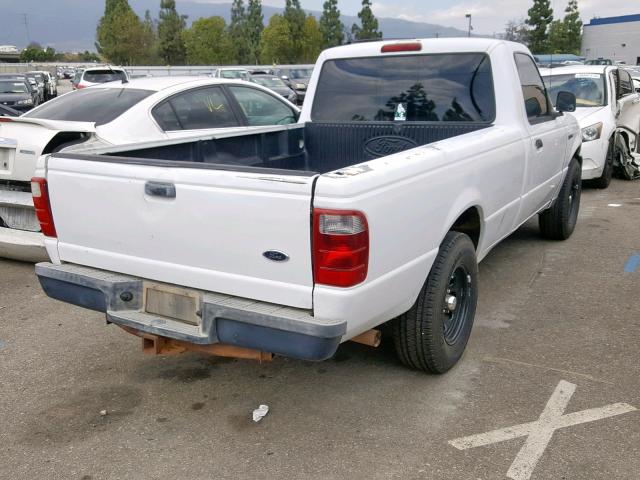 1FTYR10U75PA67999 - 2005 FORD RANGER WHITE photo 4