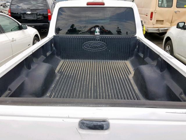 1FTYR10U75PA67999 - 2005 FORD RANGER WHITE photo 6