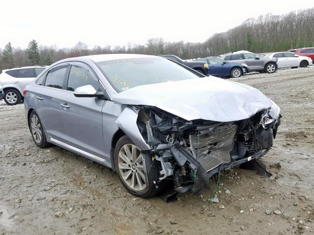 5NPE34AF3GH282512 - 2016 HYUNDAI SONATA SPO SILVER photo 1