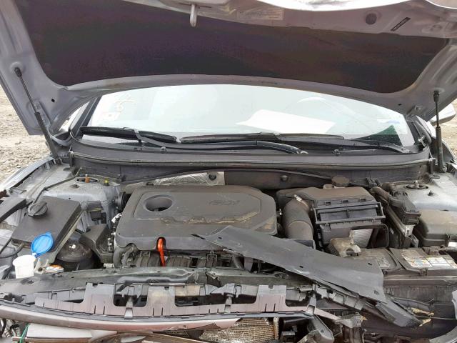 5NPE34AF3GH282512 - 2016 HYUNDAI SONATA SPO SILVER photo 7