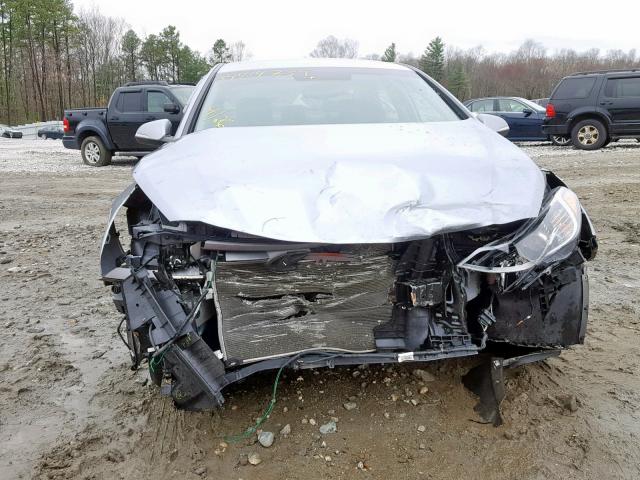 5NPE34AF3GH282512 - 2016 HYUNDAI SONATA SPO SILVER photo 9