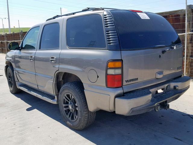 1GKEK63U75J198986 - 2005 GMC YUKON DENA GRAY photo 3