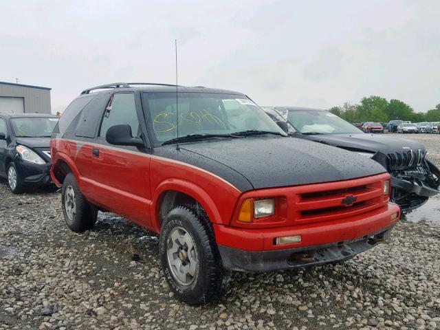 1GNCT18WXVK218436 - 1997 CHEVROLET BLAZER RED photo 1