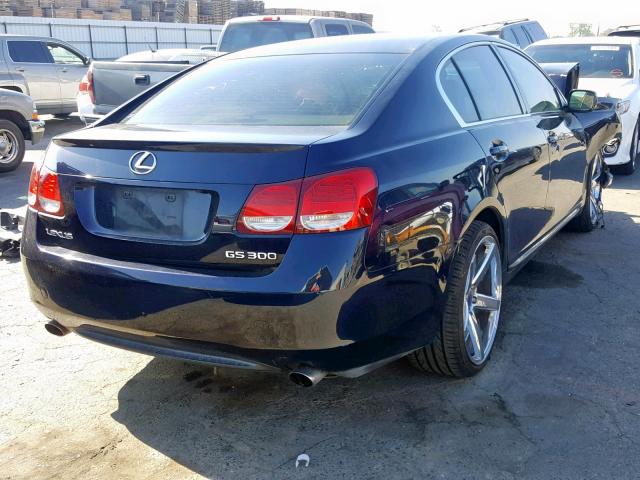 JTHBH96SX65026047 - 2006 LEXUS GS 300 BLUE photo 4