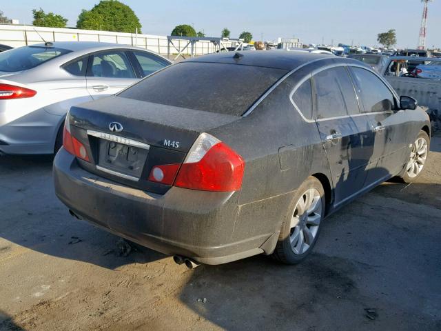 JNKBY01E86M200801 - 2006 INFINITI M45 BASE BLACK photo 4