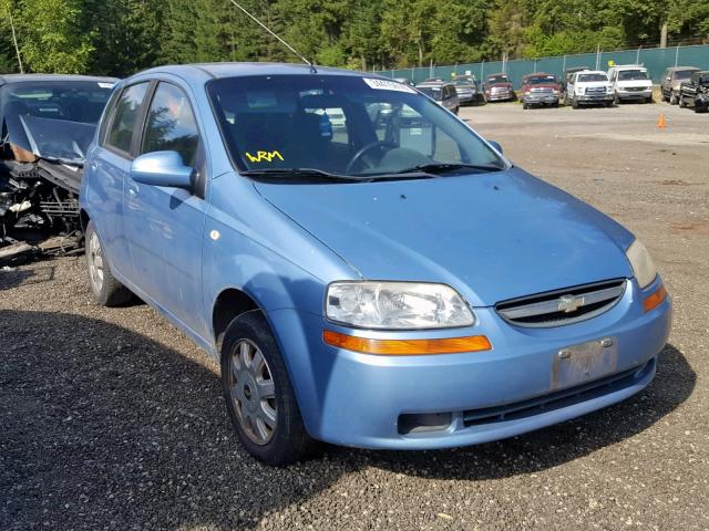 KL1TG626X5B319373 - 2005 CHEVROLET AVEO LT BLUE photo 1