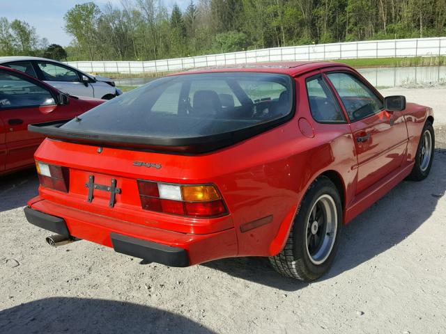 WP0AA0941EN452217 - 1984 PORSCHE 944 RED photo 4