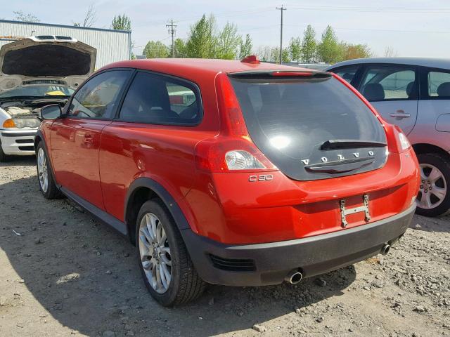 YV1MK672092129549 - 2009 VOLVO C30 T5 RED photo 3